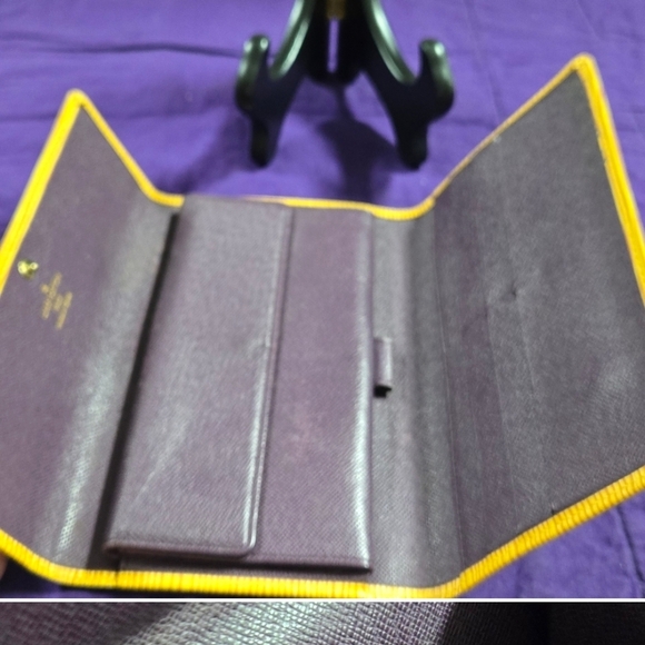 Louis Vuitton Yellow Epi Portefeuille Tresor Leather Trifold Wallet ( GREAT COND - Picture 10 of 14